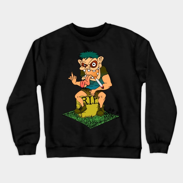 Funny Zombie Crewneck Sweatshirt by BC- One- Shop